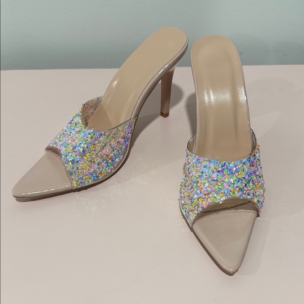 Elegant Glittering Women's Heels
